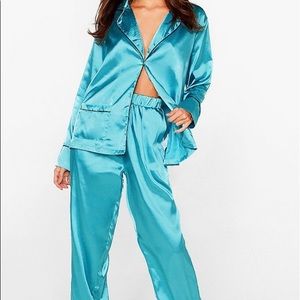 but first sleep contrasting pajama set